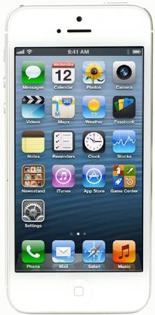 Смартфон Apple iPhone 5 32Gb White & Silver - Дзержинск